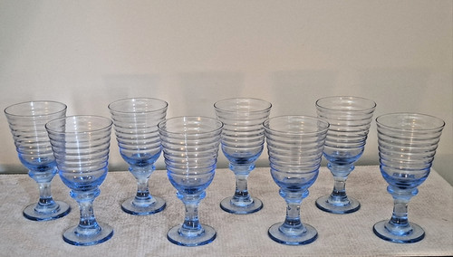Libbey sirrus blue set 10 - sirrus, of