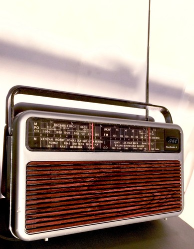 Vintage 1970s transistor radio - vintage,