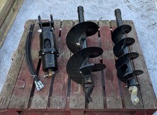 Captok Mini Digger Auger New Unused 8” & 12" 25mm Pins 90mm Gap Mini Read Des