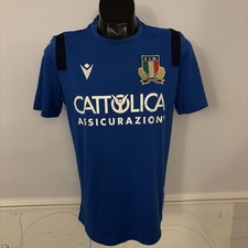 Italy Macron Rugby Shirt