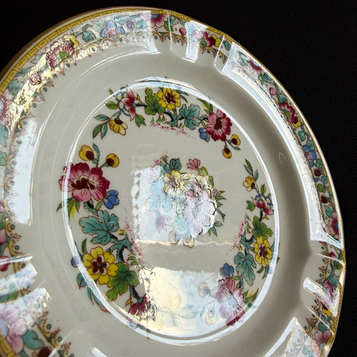 Coalport ming rose - rose, bone