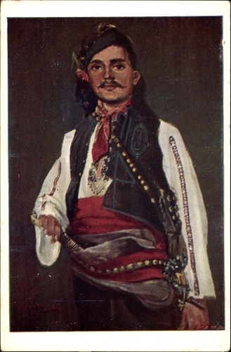 Artist postcard mrkvieka - artist,
