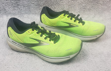 Brooks Shoes Mens Size 8 D Ghost 14 Lime Green/Yellow Athletic Running Fitness