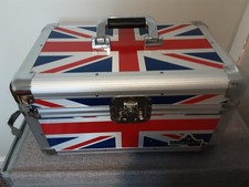Gorilq 7" Singles Vinyl Record Storage Case Union Jack Used.
