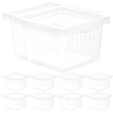  10 Pcs Transparent Plastic