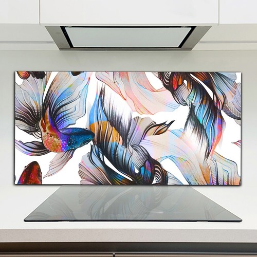 Kitchen splashback toughened - kitchen,