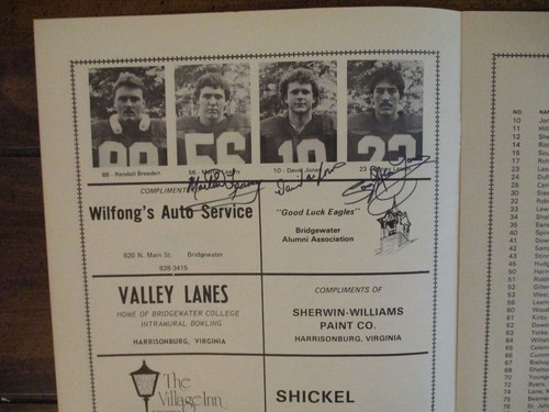 1983 bridgewater college - bridgewater,