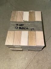 X7 Oak & X13 Beech 6”x1” SQ Approx Pen Blanks
