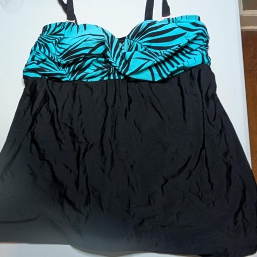Aqua couture swim dress - aqua,