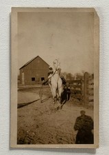 Antique RPPC Horse Harness
