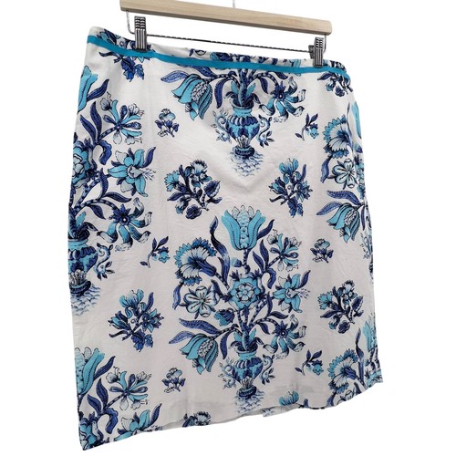 Talbotts blue white floral urn - floral,