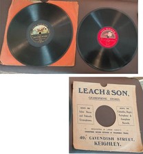 78 gramophone Land of hope and glory and 78 that old-fashioned mother of mine