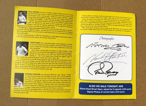 Multi signed leeds - signed, united