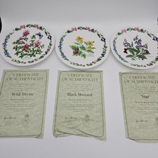 3 x Royal Worcester Herbs 7.5"