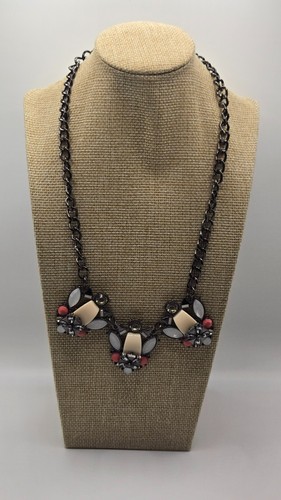 Chunky statement necklace dark - chunky,