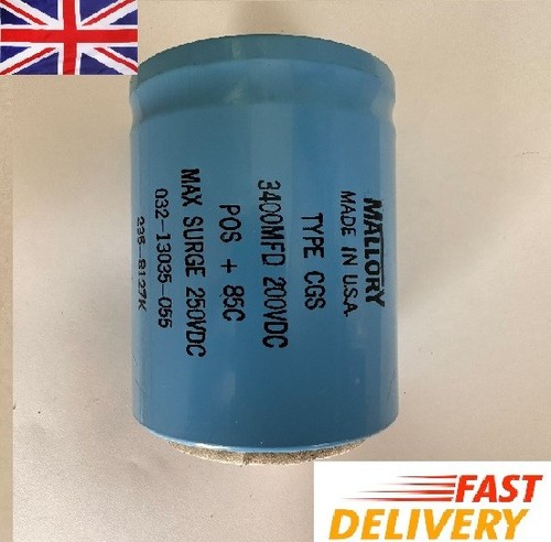 Mallory 3400uf 200v c - mallory,
