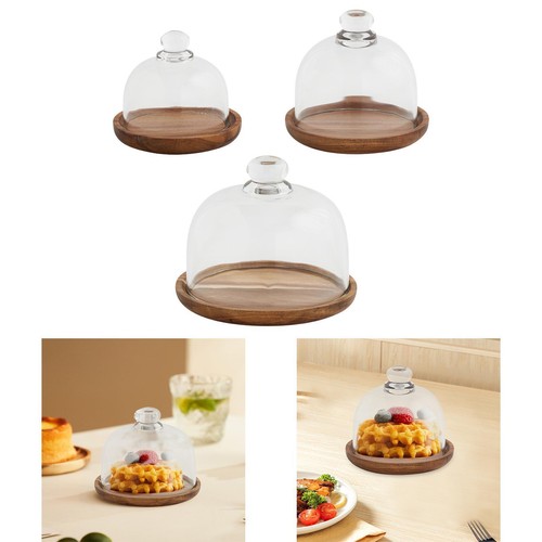 Wood cake tray with - tray,
