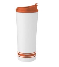 Lot of 25 Pieces - Snugz – Tira Stripe Tumblers – Insulated – 16 Oz. – Red