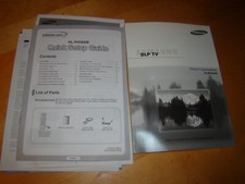 SAMSUNG DLP TV OWNER MANUAL INSTRUCTIONS HL R4266W