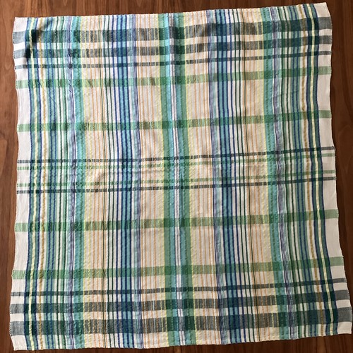 Vtg tablecloth topper 31x33 - vtg,