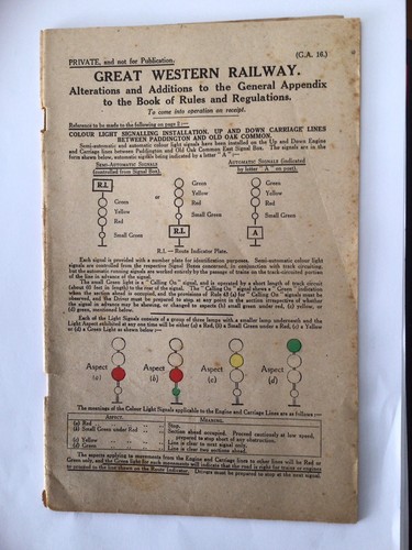 Gwr booklet alterations - booklet,