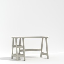 Tiva Grey Workstation Desk