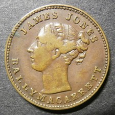 Ireland farthing token -
