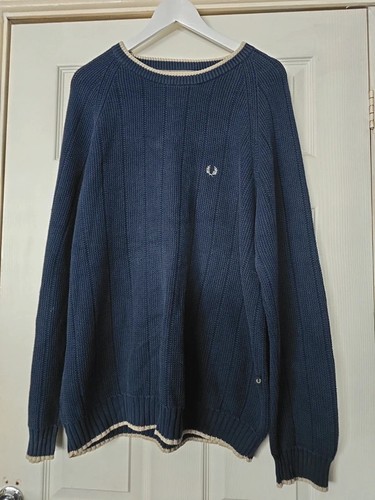 Fred perry navy cable - , knit
