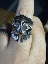 Medieval Knight Helmet Ring (Size Q, Adjustable)