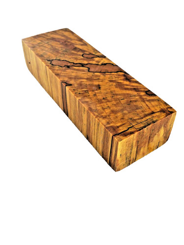 Raffir knife scales - raffir, spalted