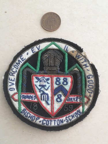 Vintage bishop cotton school - cotton,