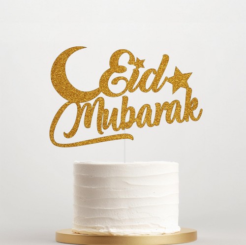 Eid mubarak gold - mubarak, glitter