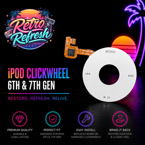 White click wheel replacement - white,