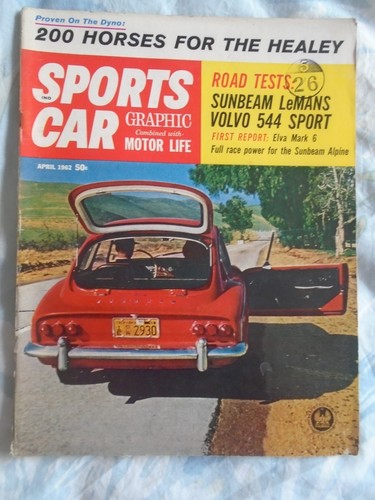 Sports car graphic apr 1962 - car,