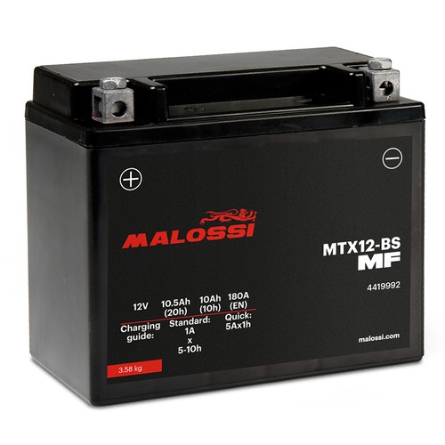 Malossi mtx12 battery - mtx12-bs, for