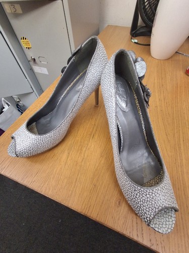 Ladies ruby shoo grey open - ladies,