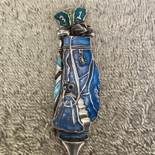 Enamelled golf bag umbrella - &,