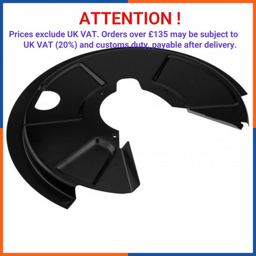 Brake disc dust - disc, shields