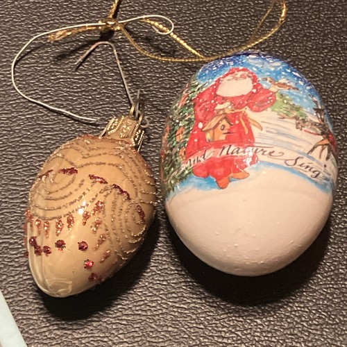 Glass egg duck hand - glass,