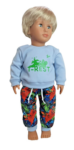 Doll clothes pajamas - doll,