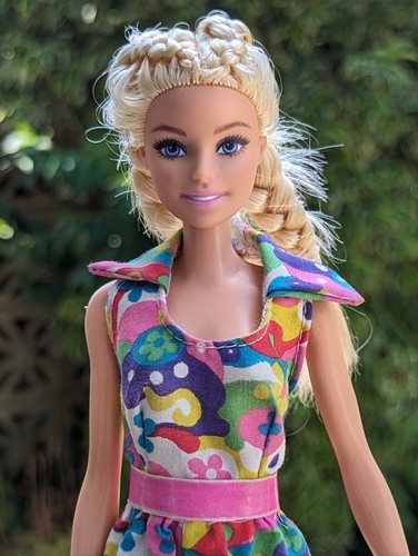 Doll vtg 90 s floral - doll,