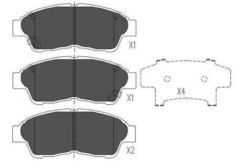 Brake pad set disc - brake, set,