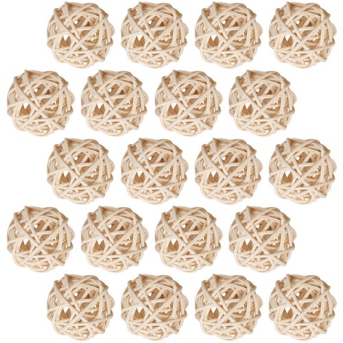 Pcs wicker rattan balls - 20,