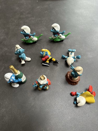 Smurf vintage figures - smurf,