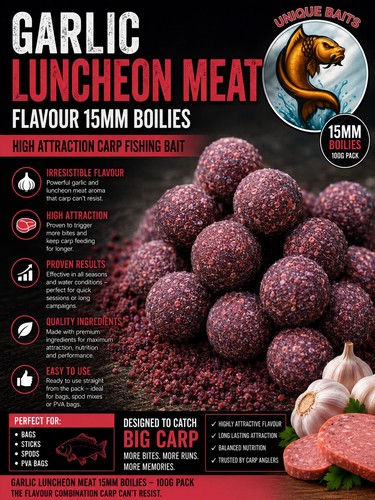 Garlic luncheon meat flavour - luncheon,