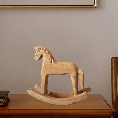 Rocking horse statue table - horse,