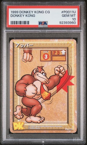 1999 donkey kong card game - kong,