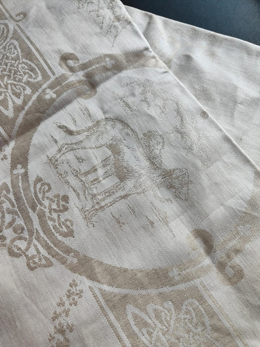 Vintage irish linen double - vintage,