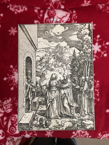 Rare art print genuine - art,