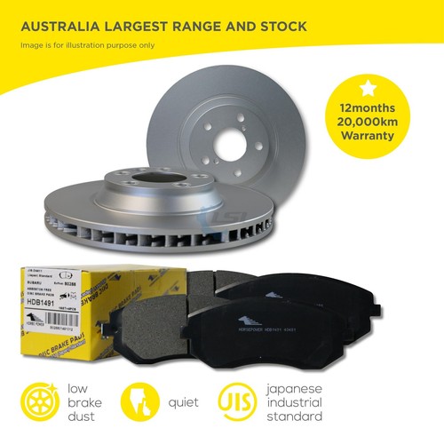 Front brake pads - and, disc